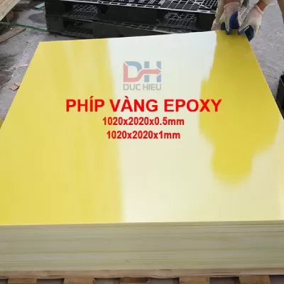 PHÍP THỦY TINH VÀNG EPOXY